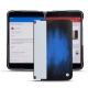 Microsoft Surface Duo leather cover - Bleu Patine