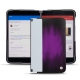 Coque cuir Microsoft Surface Duo - Violet Patine