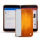 レザーケース Microsoft Surface Duo - Orange Patine