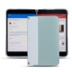 Lederschutzhülle Microsoft Surface Duo - Bleu Ciel PU