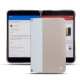 Microsoft Surface Duo leather cover - Taupe innocent