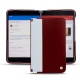 Microsoft Surface Duo leather cover - Rouge Veggie
