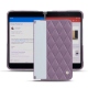 レザーケース Microsoft Surface Duo - Lilas - Couture ( Nappa - Pantone 2645U ) 