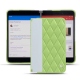Capa em pele Microsoft Surface Duo - Vert olive - Couture ( Nappa - Pantone 578U ) 