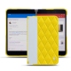 Custodia in pelle Microsoft Surface Duo - Jaune fluo - Couture