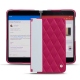 Capa em pele Microsoft Surface Duo - Rose fluo - Couture