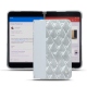 Microsoft Surface Duo leather cover - Platinium - Couture