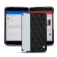 レザーケース Microsoft Surface Duo - Negre poudro - Couture