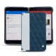 Capa em pele Microsoft Surface Duo - Blu mediterran - Couture