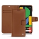 Housse cuir Google Pixel 5 - Marron ( Nappa - Pantone 1615C ) 