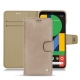Housse cuir Google Pixel 5 - Taupe vintage ( Pantone 7530C ) 