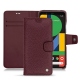 Funda de piel Google Pixel 5 - Lie de vin ( Pantone 5115C ) 