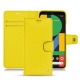 硬质真皮保护套 Google Pixel 5 - Jaune fluo