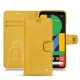 Housse cuir Google Pixel 5 - Jaune soulèu