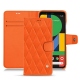 硬质真皮保护套 Google Pixel 5 - Orange fluo - Couture