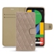 Housse cuir Google Pixel 5 - Taupe vintage - Couture
