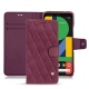 Custodia in pelle Google Pixel 5 - Prune vintage - Couture