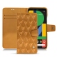 Housse cuir Google Pixel 5 - Or Maïa - Couture