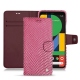 Housse cuir Google Pixel 5 - Serpent ciclamino