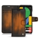 Custodia in pelle Google Pixel 5 - Marron Patine