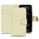 Custodia in pelle Apple iPhone 12 Pro Max - Ivoire ( Sleek P C12 - White ) 