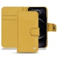 Apple iPhone 12 Pro Max leather case - Mimosa ( Pantone 141C ) 