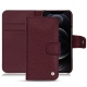 硬质真皮保护套 Apple iPhone 12 Pro Max - Lie de vin ( Pantone 5115C ) 