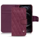 Apple iPhone 12 Pro Max leather case - Prune vintage - Couture
