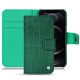 Lederschutzhülle Apple iPhone 12 Pro Max - Crocodile pino
