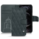 Custodia in pelle Apple iPhone 12 Pro Max - Blu marino - Couture