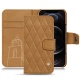 硬质真皮保护套 Apple iPhone 12 Pro Max - Castan esparciate - Couture