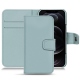 Housse cuir Apple iPhone 12 Pro Max - Bleu ciel PU