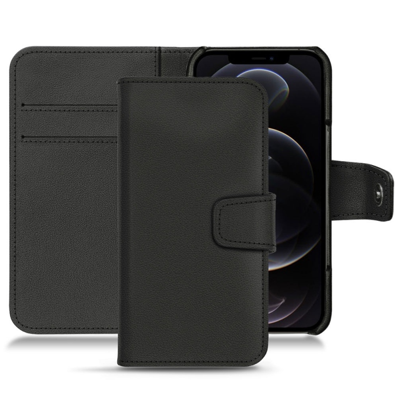 Lederschutzhülle Apple iPhone 12 Pro Max - Noir PU