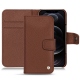 硬质真皮保护套 Apple iPhone 12 Pro Max - Marron délicat