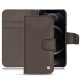 Housse cuir Apple iPhone 12 Pro Max - Gris Veggie