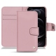 Apple iPhone 12 Pro leather case - Rose ( Nappa - Pantone 2365C ) 