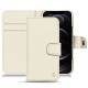 レザーケース Apple iPhone 12 Pro - Blanc (  Nappa - White ) 