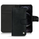 レザーケース Apple iPhone 12 Pro - Dark vintage ( Roughtcut - Black#5256 ) 