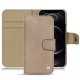 Capa em pele Apple iPhone 12 Pro - Taupe vintage ( Pantone 7530C ) 