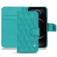 レザーケース Apple iPhone 12 Pro - Bleu fluo - Couture