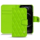 レザーケース Apple iPhone 12 Pro - Vert fluo - Couture