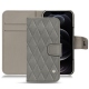 Capa em pele Apple iPhone 12 Pro - Acier vintage - Couture