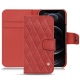 レザーケース Apple iPhone 12 Pro - Cerise vintage - Couture