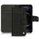 Apple iPhone 12 Pro leather case - Abaca nero