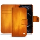 レザーケース Apple iPhone 12 Pro - Orange Patine