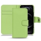 Capa em pele Apple iPhone 12 Pro - Vert olive PU