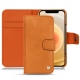Capa em pele Apple iPhone 12 mini - Mandarine vintage ( Pantone 165C ) 