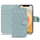 Lederschutzhülle Apple iPhone 12 mini - Bleu ciel - Couture ( Nappa - Pantone 277C ) 