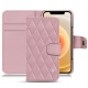 Lederschutzhülle Apple iPhone 12 mini - Rose - Couture ( Nappa - Pantone 2365C ) 