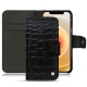Capa em pele Apple iPhone 12 mini - Crocodile nero